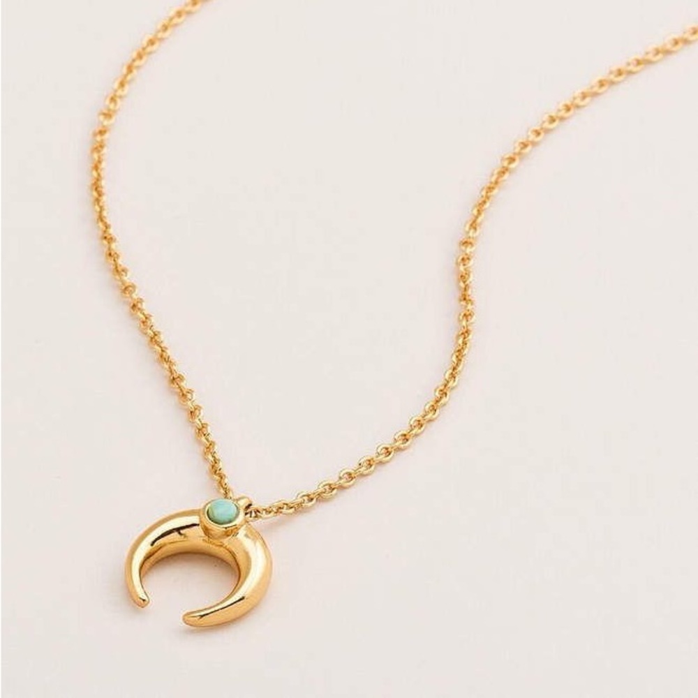 Gorjana Cayne Crescent Necklace